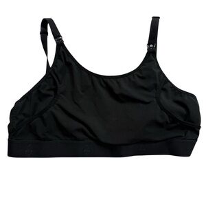 Nursing Bra Wireless Soft Stretch – Black – Size XL (Unbranded)